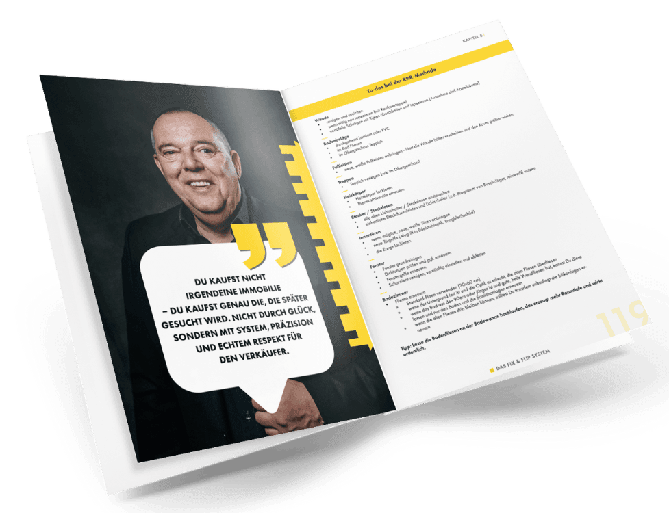 Einblick ins Buch - Das FIX&FLIP System